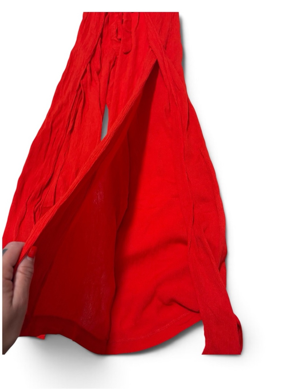 Elan NWT Red Strapless Wide Leg Jumpsuit Size Small - Picture 7 of 7